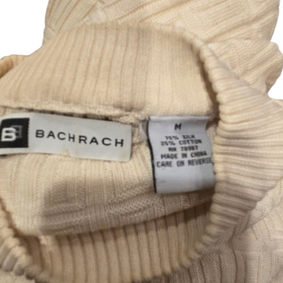 Bachrach Beige Patterned Men's Tee - Picture 2 of 6